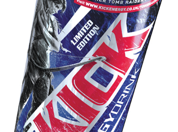 Kick energy drink links to new Tomb Raider game