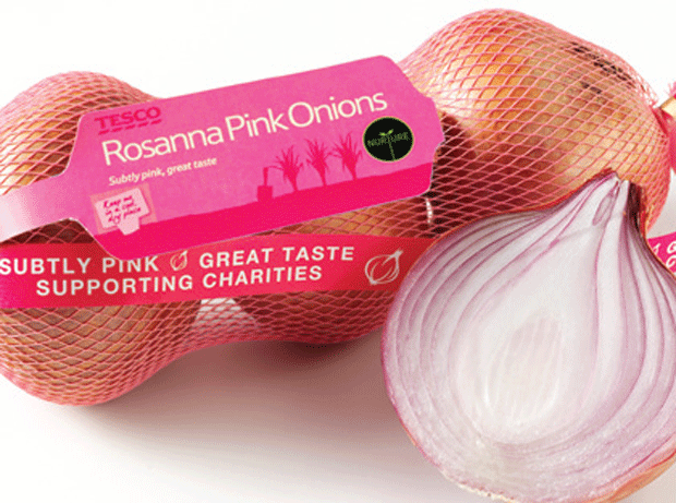 Rosanna Pink onions to help raise money for Cancer UK