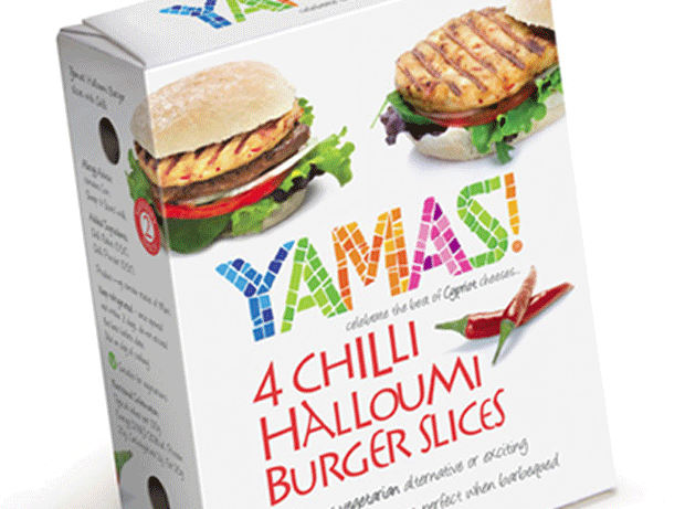 Yamas! adds chilli-flavoured sliced halloumi to range