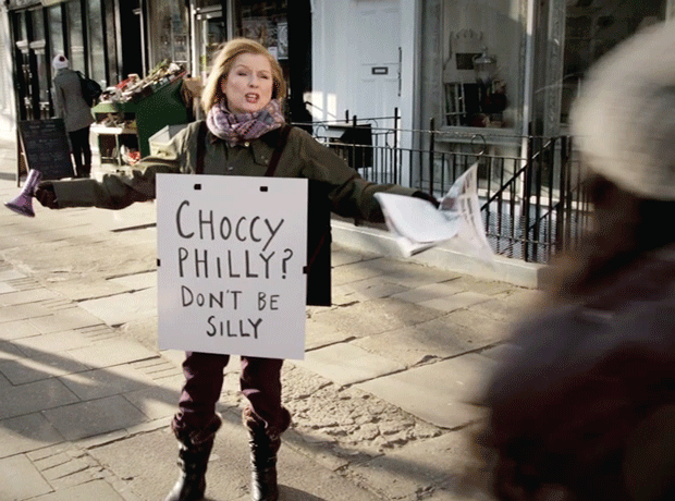 Philadelphia with Cadbury: it's not dull and boring, it's sweet and it's genius