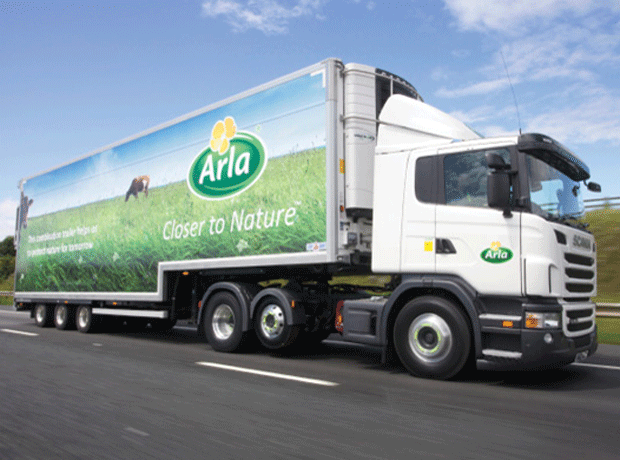 Arla boosts sustainability with road mile-slashing trucks