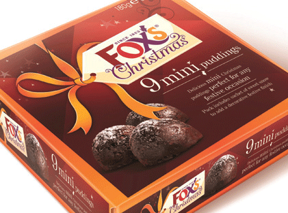 Fox's Christmas Mini Puds will be exclusive to Morrisons
