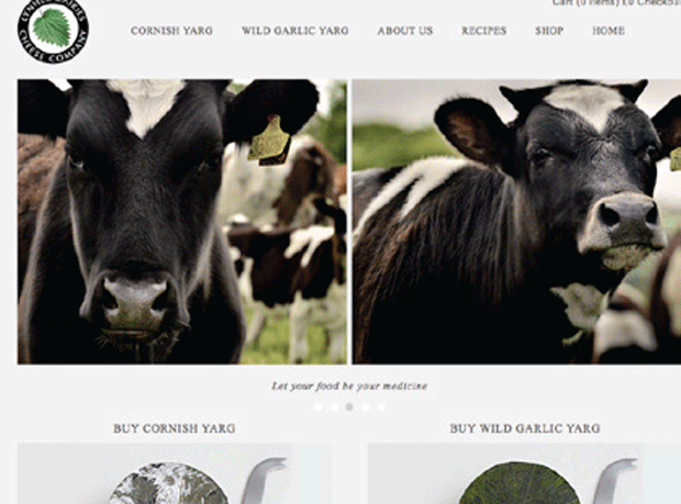 Lynher Dairies turns up appeal of Cornish Yarg website