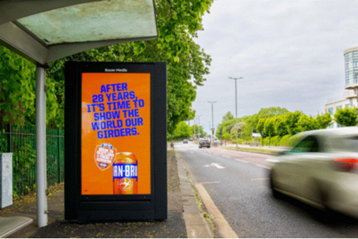irn bru campaign world cup roadside