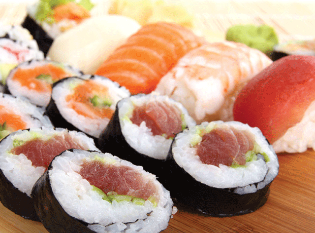 Sushi selection