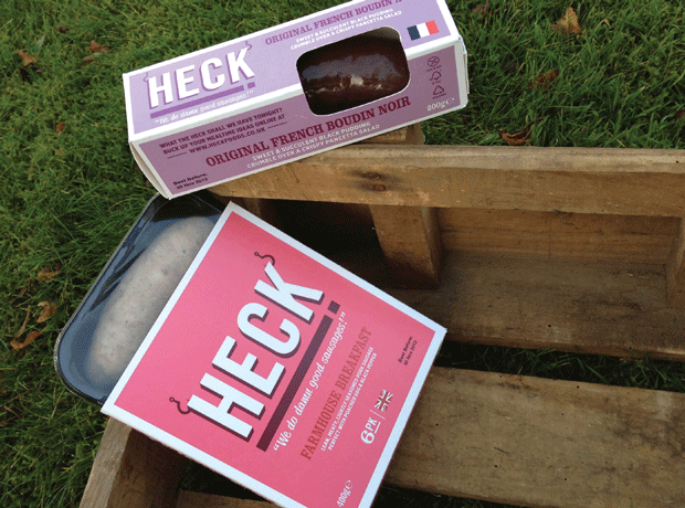 Debbie and Andrew return with new posh sausage brand Heck