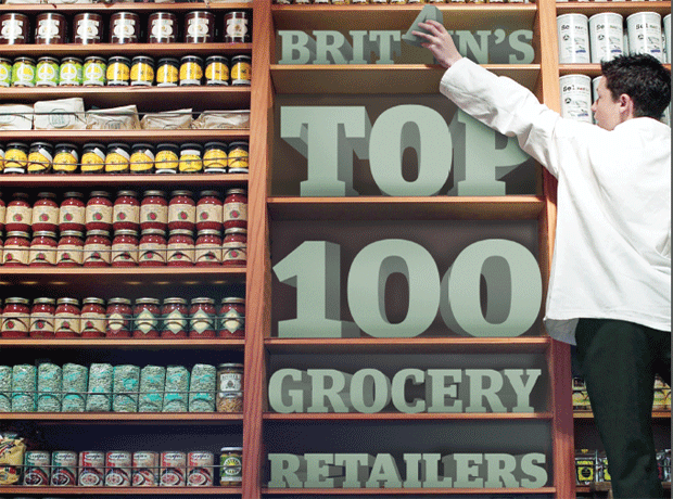 Britain's top 100 grocery retailers