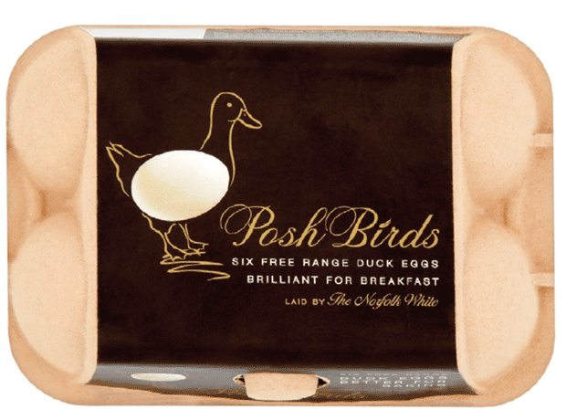 Posh Birds, free range duck eggs