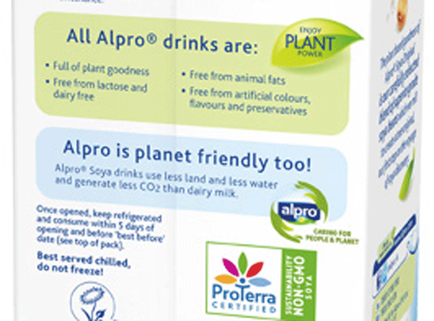 Alpro in UK first with non-GM certification for soya