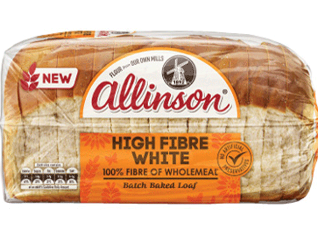 Allinson High Fibre White bread