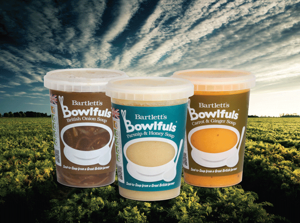 Bartlett Bowlfuls soups replace New Covent Garden at Tesco