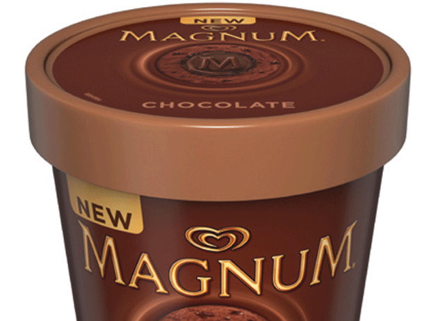 Magnum now available in an ice cream tub