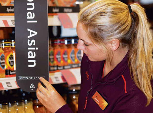 Braille signage puts Sainsbury's in touch