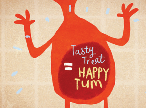 Tasty Treat = happy Tum