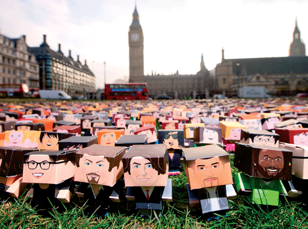 Fairtrade paper army marches to protect smallholders