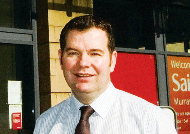 James Jordan, store manager Sainsbury's Murrayfield Edinburgh