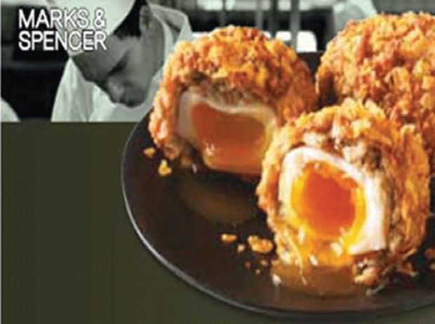Runny Scotch egg makes its debut at M&S