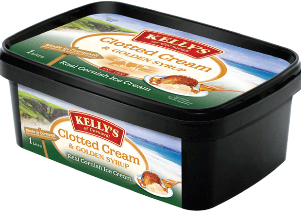 Kelly's Clotted Cream & Golden Syrup ice cream
