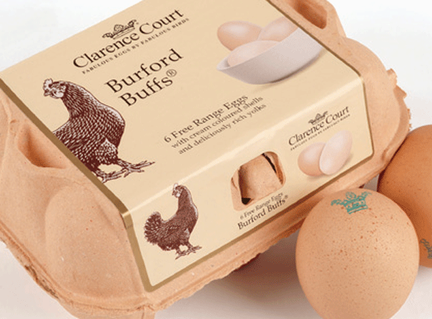 Clarence Court launches lighter-coloured Burford Buff eggs