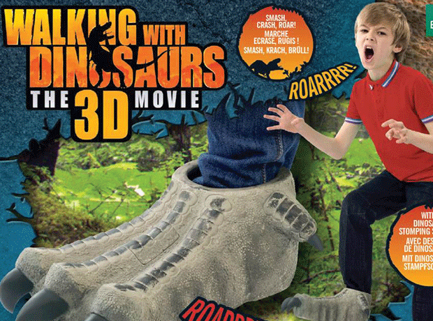 Ultimate dinosaur stomping feet