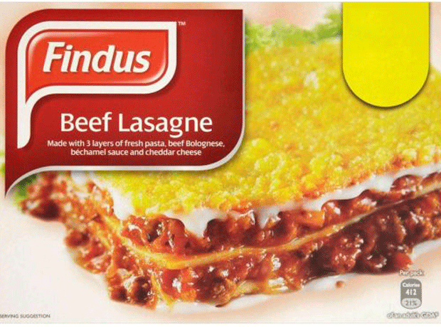 Findus beef lasagne