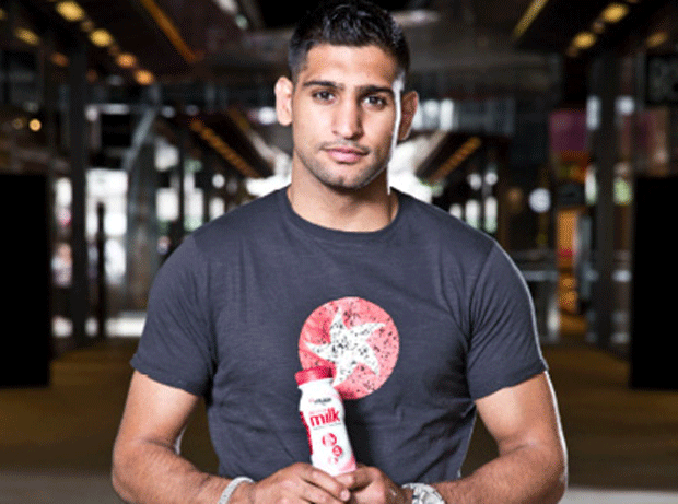 Amir Khan throws his weight behind Protein Milk push