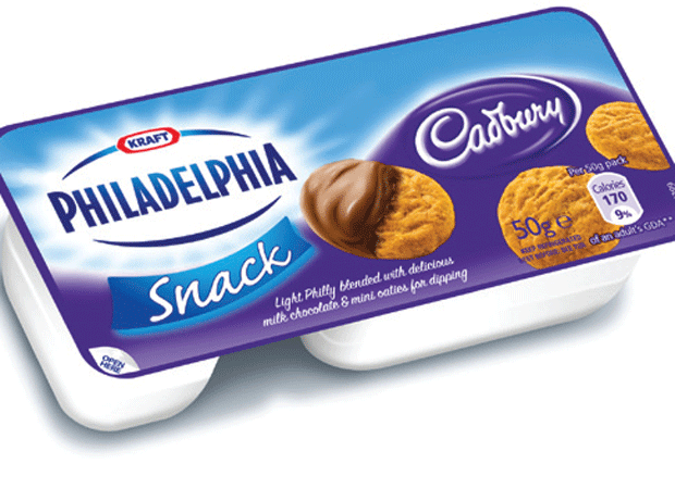 Cadbury chocolate Philadelphia spread launches lunchbox line
