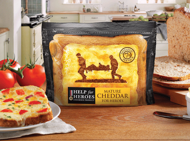 Help for Heroes and Wyke Farms link for dairy aisle venture