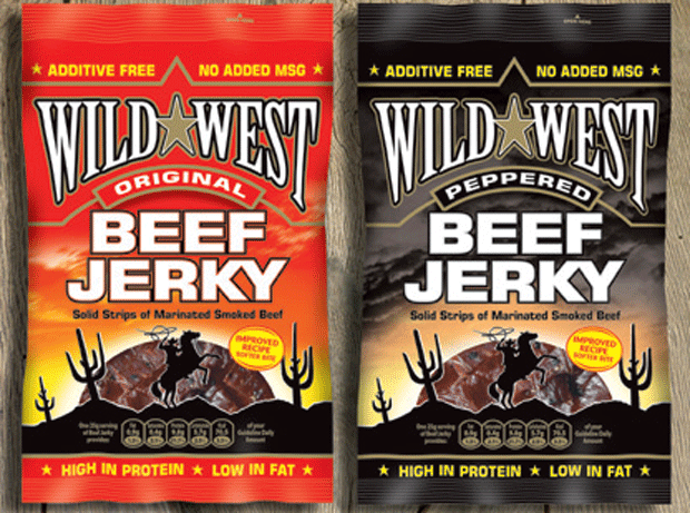Jerky Group switches to UK sourcing on Wild West beef jerky range