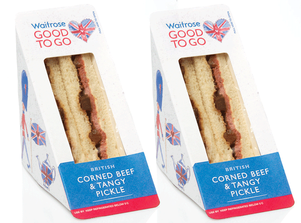 Waitrose British Corned Beef sandwich