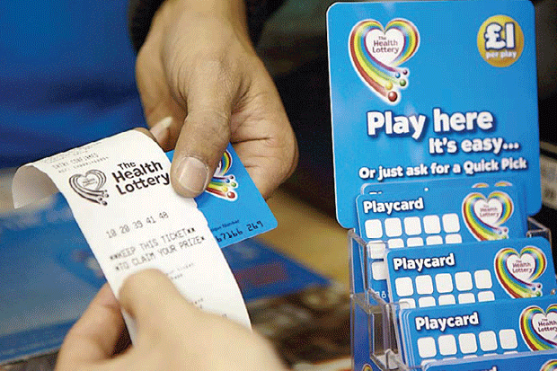 Health Lottery receipt