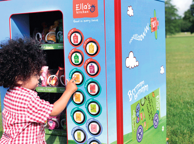Ella's Kitchen vending machine