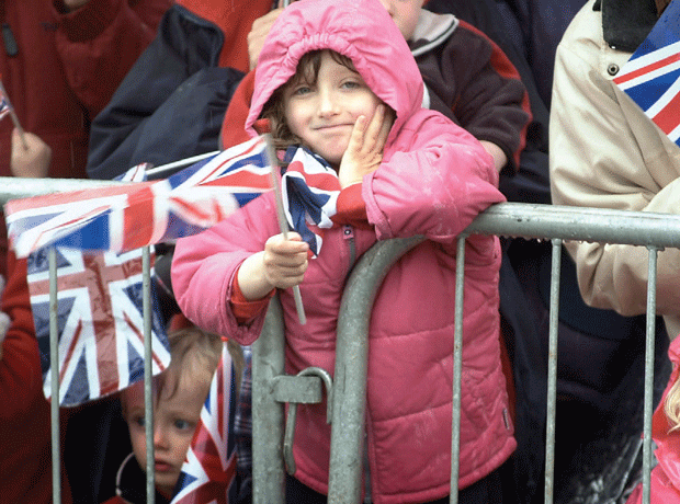 Children celebrating Jubilee