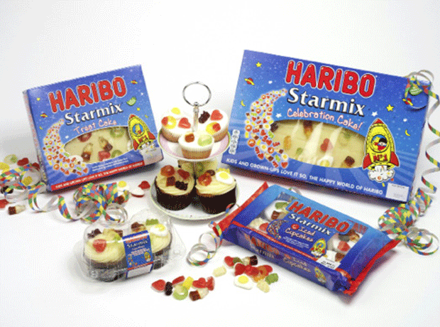 Haribo-branded cakes for Christmas from McCambridge Foods