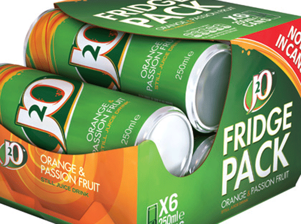 Britvic puts J20 in six-pack cans