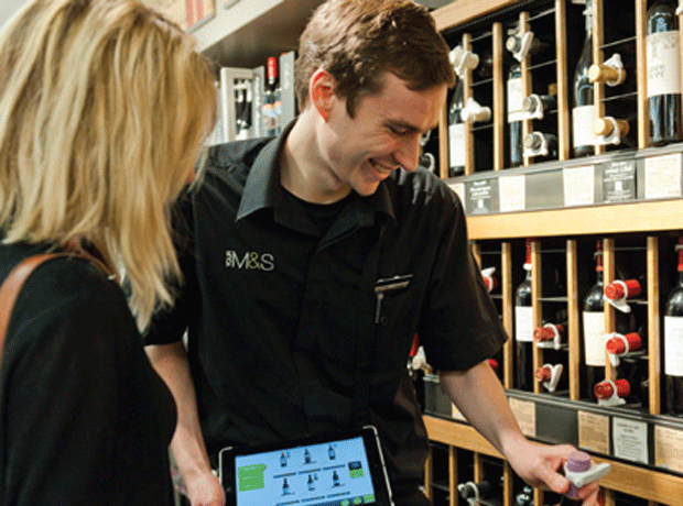 iPads to help M&S staff sell more clothing and vino