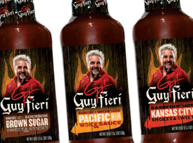 Guy Fieri's US barbecue sauces set to hit UK