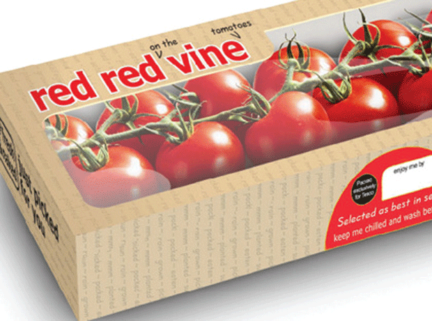 Fresh and Naked red red vine tomatoes
