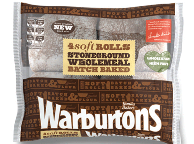 Warburtons shrinks premium roll packs