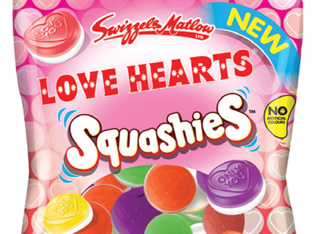 Swizzels Matlow Love Heart Squashies