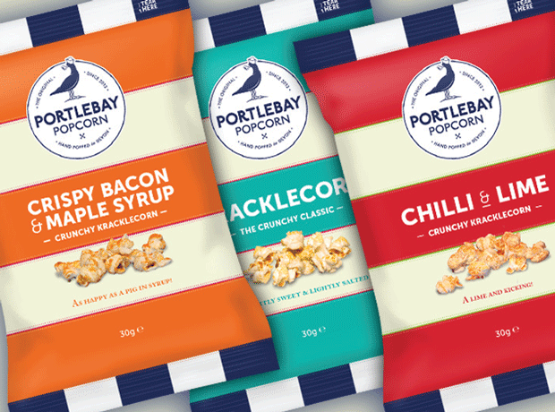 Portlebay Popcorn range launched by ex-directors of Burts Chips