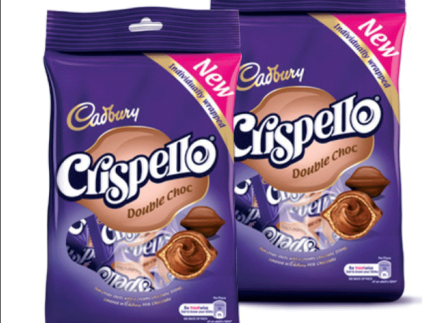 Cadbury puts Crispello chocolates in sharing bag format