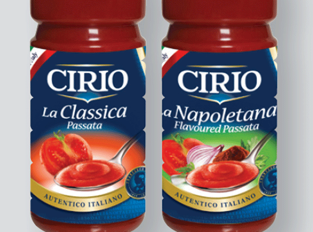 Tomato brand Cirio launches UK's first passatas in PET pack