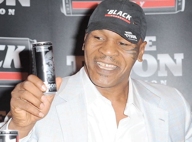 Mike Tyson Black energy drink