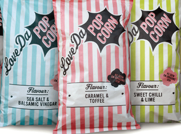 The Love da Popcorn brand offers alternative flavours