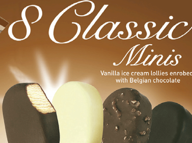 Booker classic mini ice creams