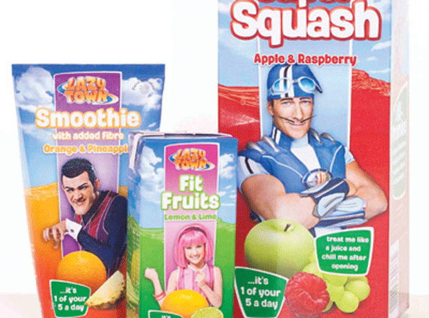 Lazy Town soft drinks