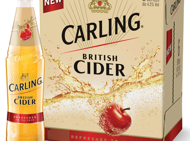 Carling enters cider market with 'most refreshing' offering