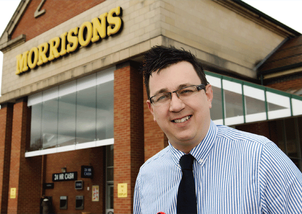Barry Griffiths, store manager, Morrisons