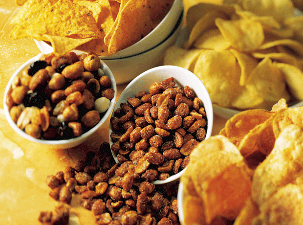 Crisps and nuts